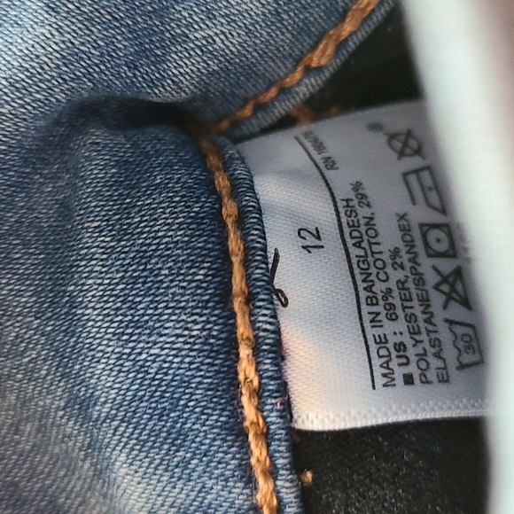 * Gently Used Old Navy Ballerina Jeggings Size 12 - Picture 5 of 8